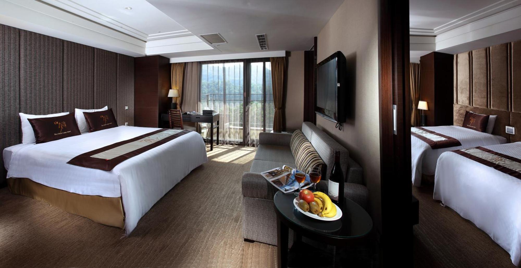 Sun Moon Lake Hotel Юйчи Номер фото